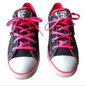CONVERSE Chuck Taylor’s Dainty Denim Pink ALL STAR Sneakers Shoes women’s size 9